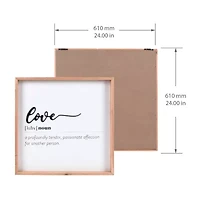 18x18 Love Wall Sign