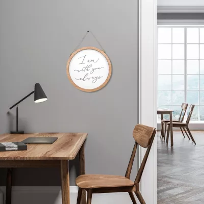 10" I Am With You Always Wall Sign