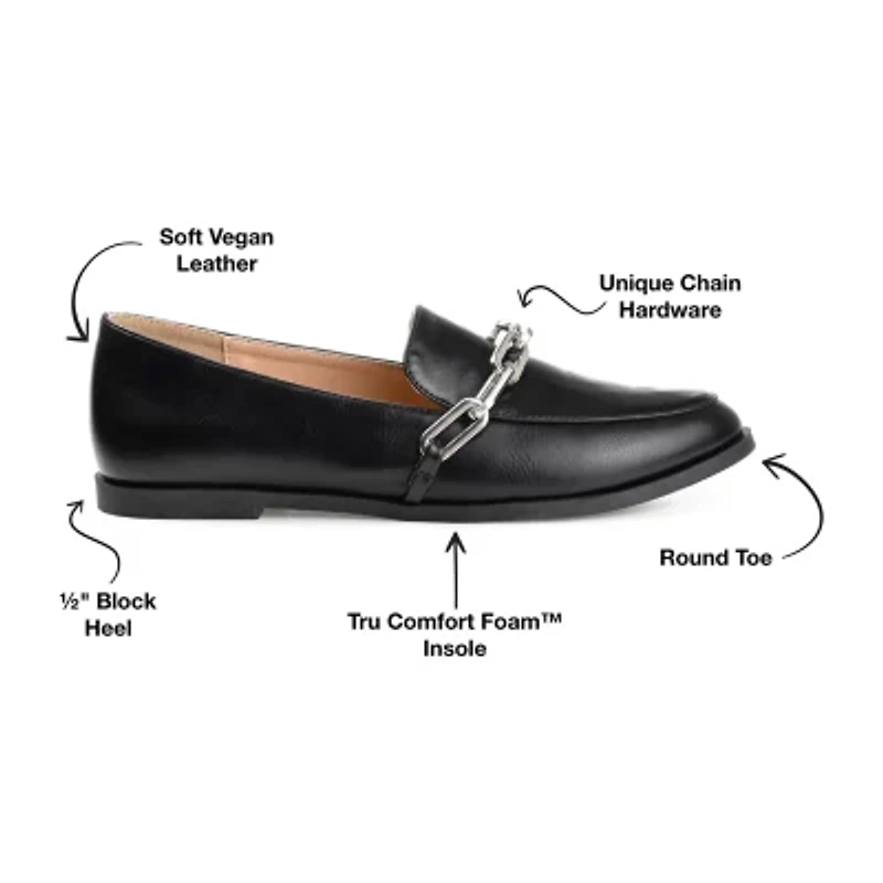 Journee Collection Madison Womens Moc Closed Toe Loafers