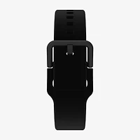 Itouch Air 3 44mm Extra Interchangeable Strap Unisex Adult Black Watch Band Ita3strrub44-003