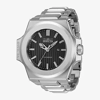 Invicta Akula Mens Silver Tone Stainless Steel Bracelet Watch 34730
