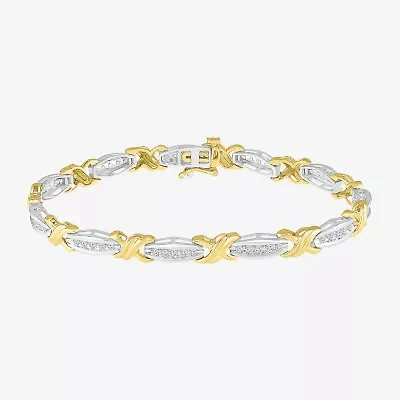 Limited Quantities! Womens 1 CT. T.W. Natural White Diamond 10K Gold 7 Inch Tennis Bracelet