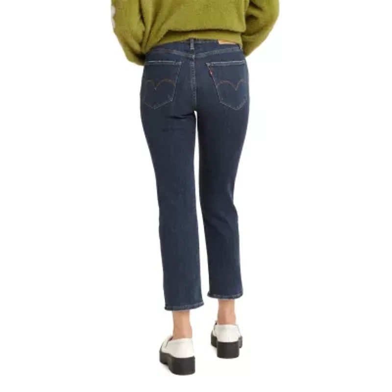 Levi's® Womens High Rise 724™ Stretch Fabric Regular Fit Straight Leg Cropped Jean