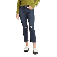 Levi's® Womens High Rise 724™ Stretch Fabric Regular Fit Straight Leg Cropped Jean