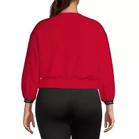 Sports Illustrated Womens Crew Neck 3/4 Sleeve Plus Sweatshirt
