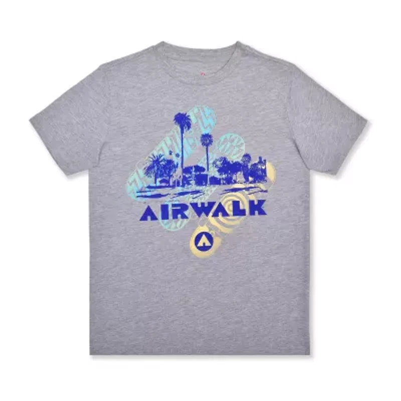 Airwalk Big Boys Crew Neck Short Sleeve Graphic T-Shirt