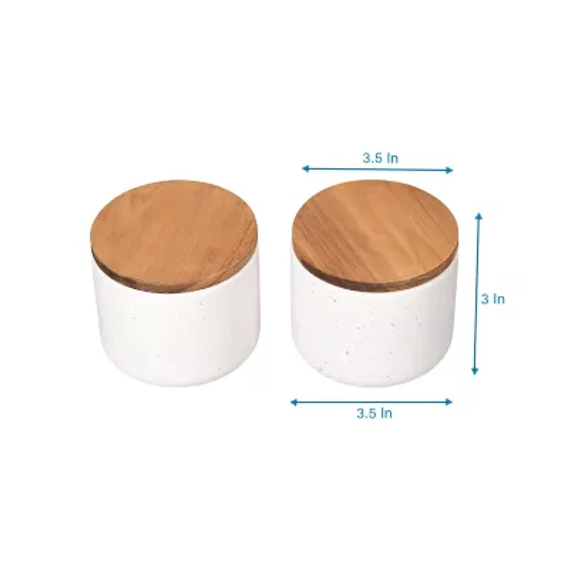 Home Expressions 2-pc. Salt and Pepper Jars