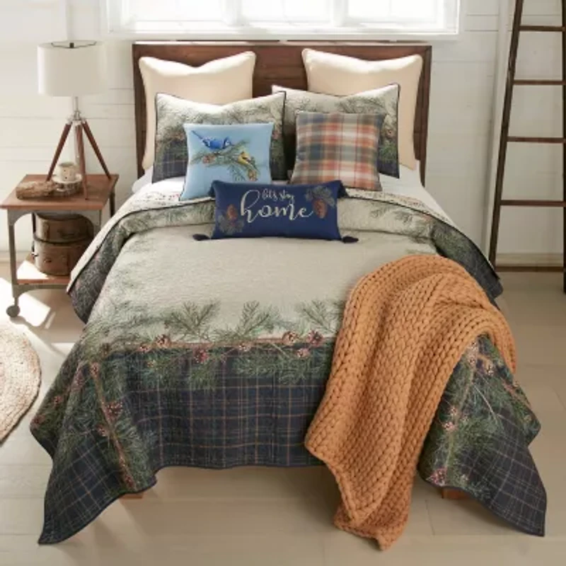 Donna Sharp Pine Boughs Home Rectangular Throw Pillow