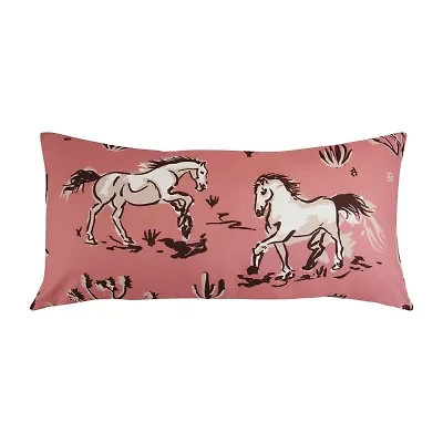Your Lifestyle By Donna Sharp Pueblo Horses Rectangular Throw Pillow