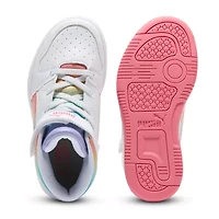 PUMA Rebound Layup Rcl Pop Star Little Kid Girls Basketball Shoes