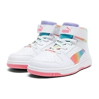 PUMA Rebound Layup Rcl Pop Star Little Kid Girls Basketball Shoes