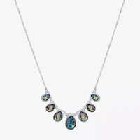 Bijoux Bar Delicates Womens Multi Color 16 Inch Statement Necklace