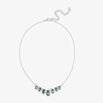 Bijoux Bar Delicates Womens Multi Color 16 Inch Statement Necklace