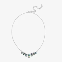Bijoux Bar Delicates Womens Multi Color 16 Inch Statement Necklace