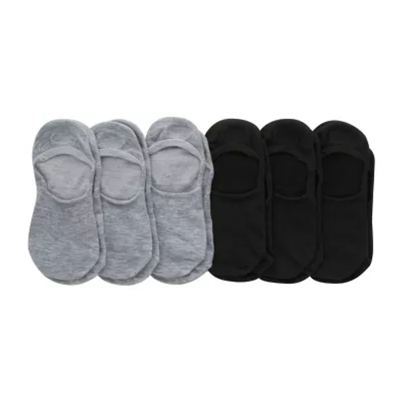 Hanes Cool Comfort Lightweight Womens Multi-Pack 6 Pair Liner Socks