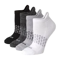 Hanes Absolute Active Heel Tab Womens 4 Pair No Show Socks