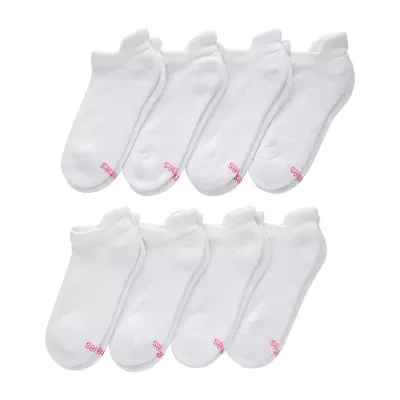 Hanes Cool Comfort Cushion Heel Tab Womens Multi-Pack 8 Pair No Show Socks