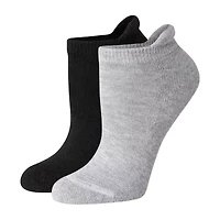 Hanes Cool Comfort Cushion Heel Tab Womens Multi-Pack 8 Pair No Show Socks