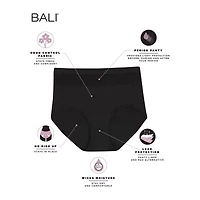 Bali Seamless Light Leak Womens Period + Resistant Cooling Brief Panty Dfslb1