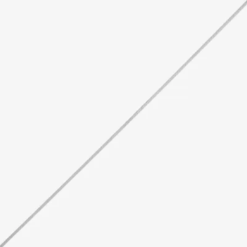 Womens 14K White Gold 18 Inch Herringbone Chain Necklace