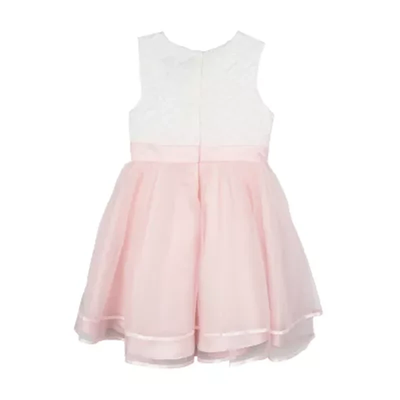 Rare Editions Toddler Girls Sleeveless Flower Girl Fit + Flare Dress