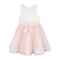 Rare Editions Toddler Girls Sleeveless Flower Girl Fit + Flare Dress