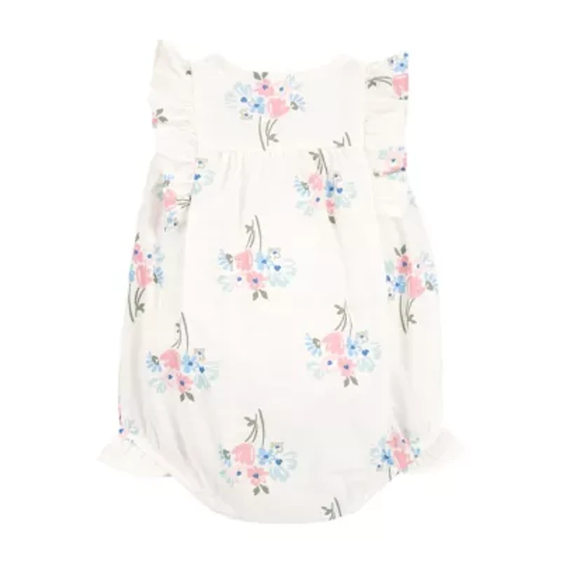 Carter's Baby Girls Sleeveless Floral Romper