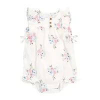 Carter's Baby Girls Sleeveless Floral Romper