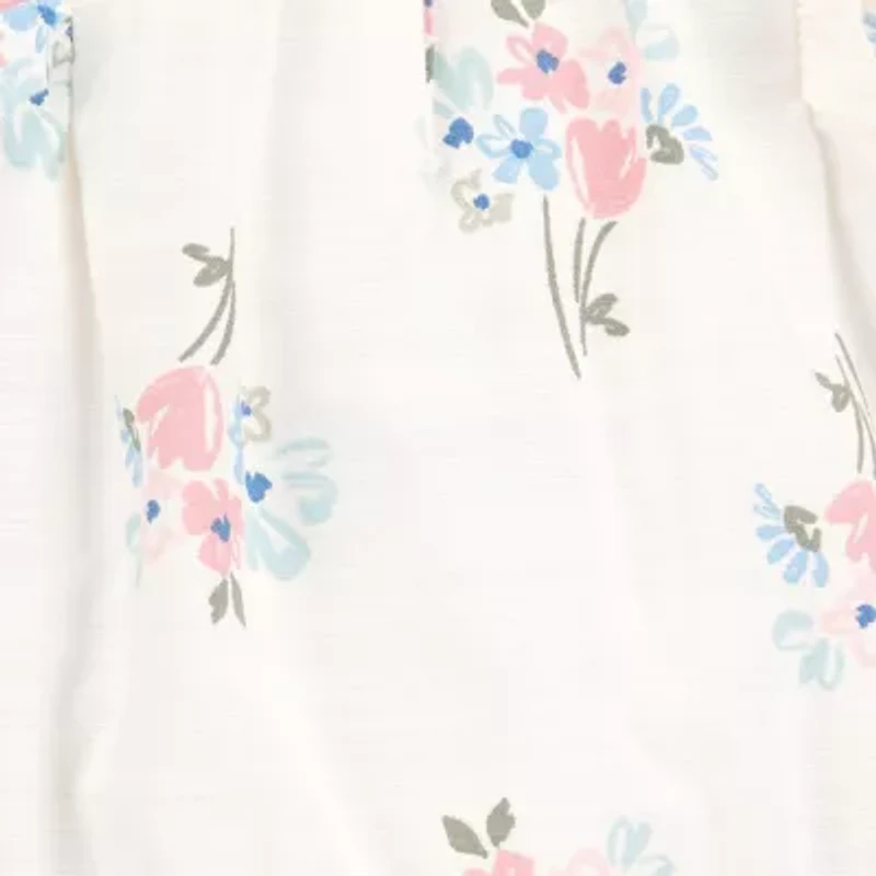 Carter's Baby Girls Sleeveless Floral Romper