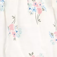 Carter's Baby Girls Sleeveless Floral Romper