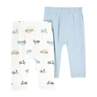 Carter's Baby Boys Straight Regular Fit Pull-On Pant