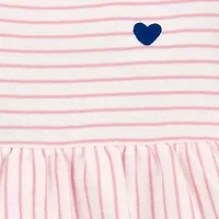 Carter's Baby Girls Short Sleeve Fitted Sleeve Sundress
