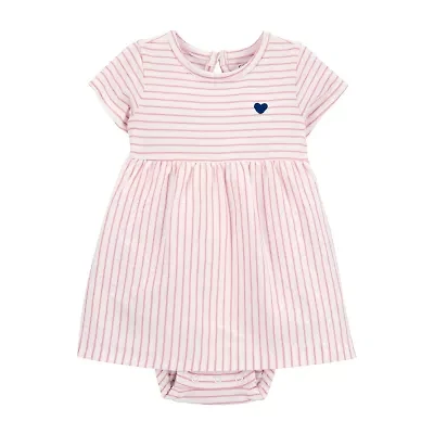 Carter's Baby Girls Short Sleeve Fitted Sleeve Sundress