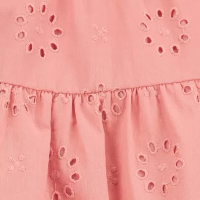 Carter's Baby Girls Short Sleeve Flutter Sleeve A-Line Dress