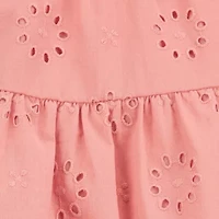 Carter's Baby Girls Short Sleeve Flutter Sleeve A-Line Dress
