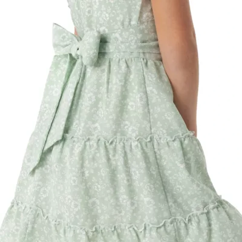 Rare Editions Big Kid Girls Short Sleeve A-Line Dress