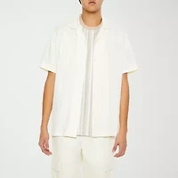 Forever 21 Mens Short Sleeve Button-Down Shirt