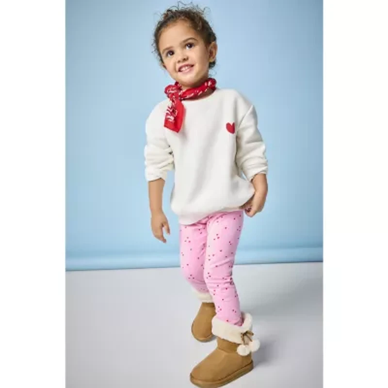 Thereabouts Toddler Girls Lil Willa Flat Heel Winter Boots