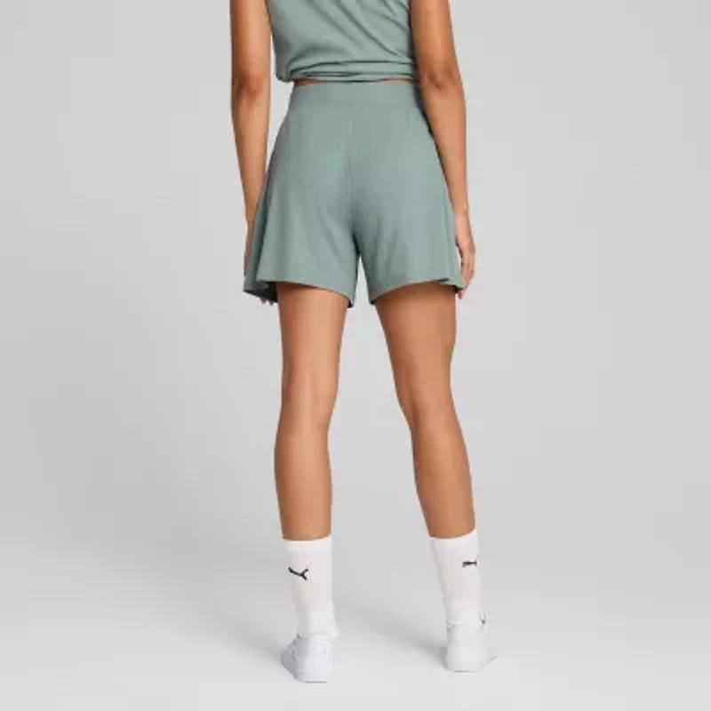 PUMA Womens Rib Pull-On Short