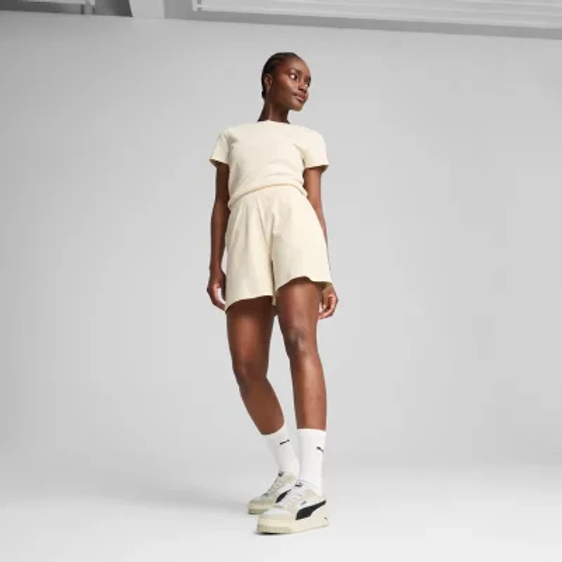 PUMA Womens Rib Pull-On Short