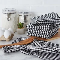 Design Imports Check 6-pc. Towels + Dish Cloths Set