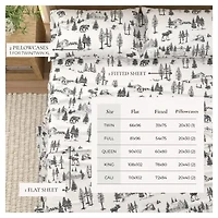 Linery Flannel Lodge Sheet Set