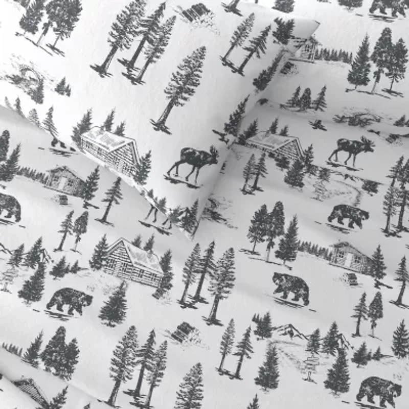 Linery Flannel Lodge Sheet Set