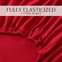 Linery Solid Flannel Sheet Set