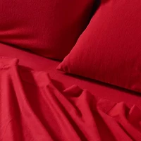 Linery Solid Flannel Sheet Set