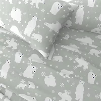 Linery Wild Lodge Flannel Sheet Set