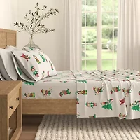 Linery Holiday Flannel Sheet Set