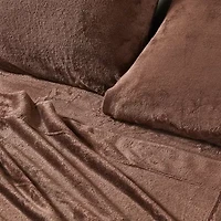Linery Solid Plush Sheet Set