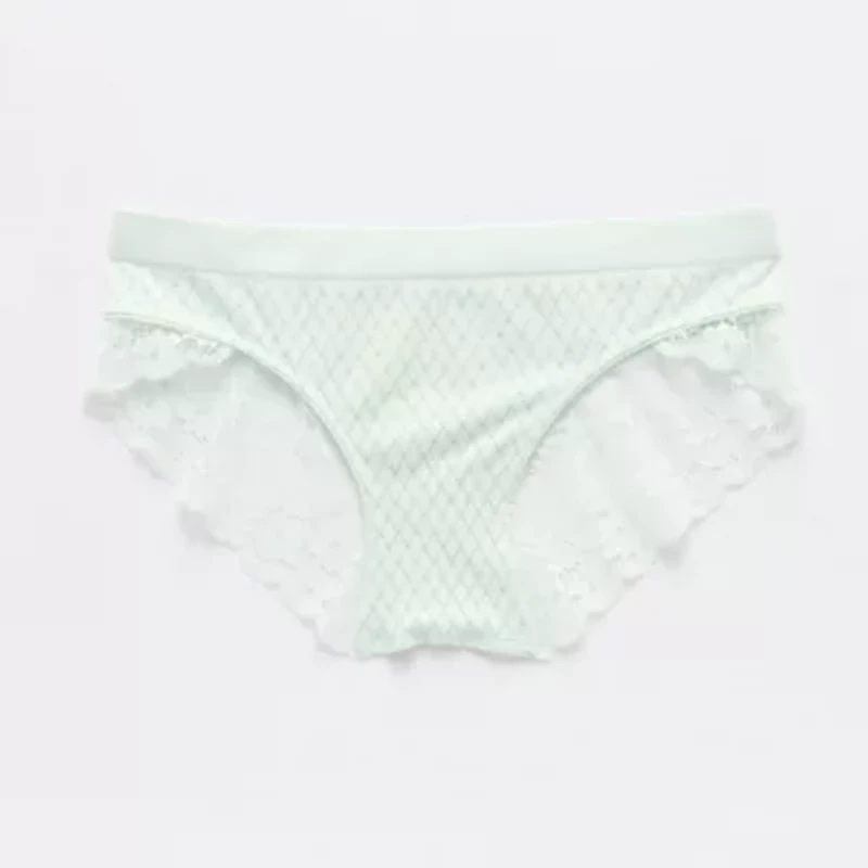 Ambrielle Seamless Lace Cheeky Panty 14p050
