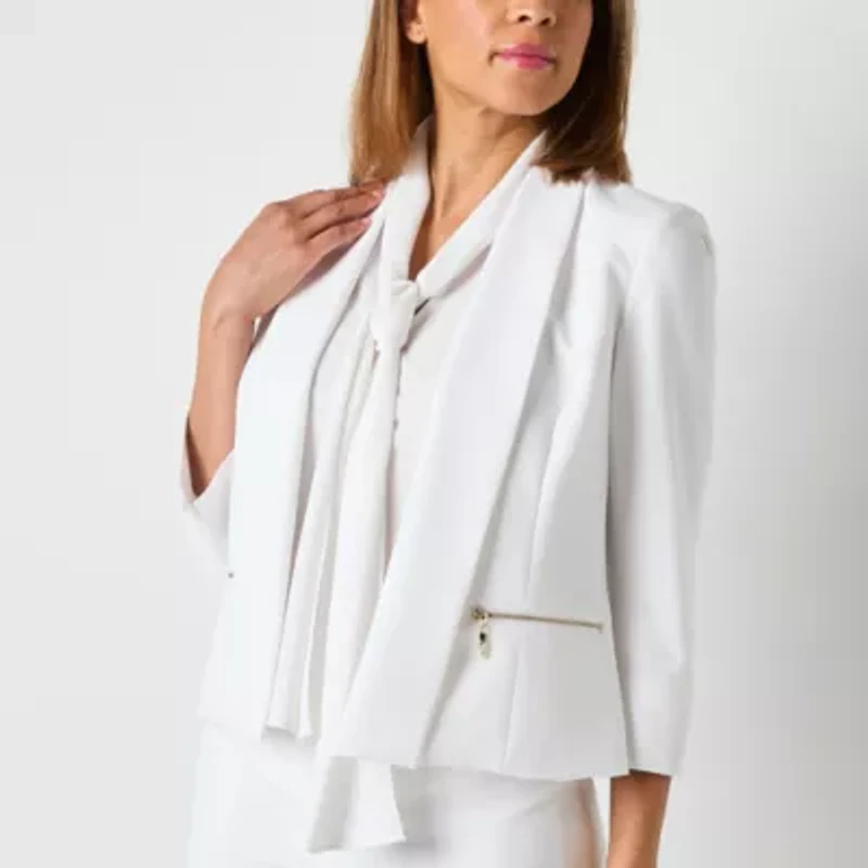 Black Label by Evan-Picone Womens Classic Fit Suit Jacket